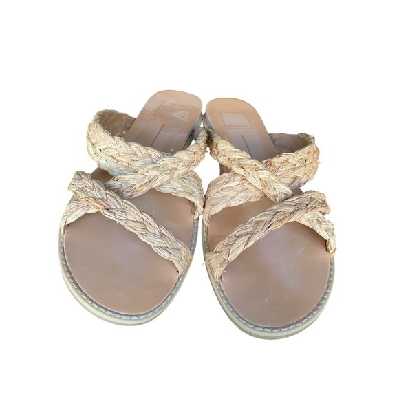 Dolce Vita Nebi Natural Raffia Sandals I Size:8.5 - Picture 4 of 10